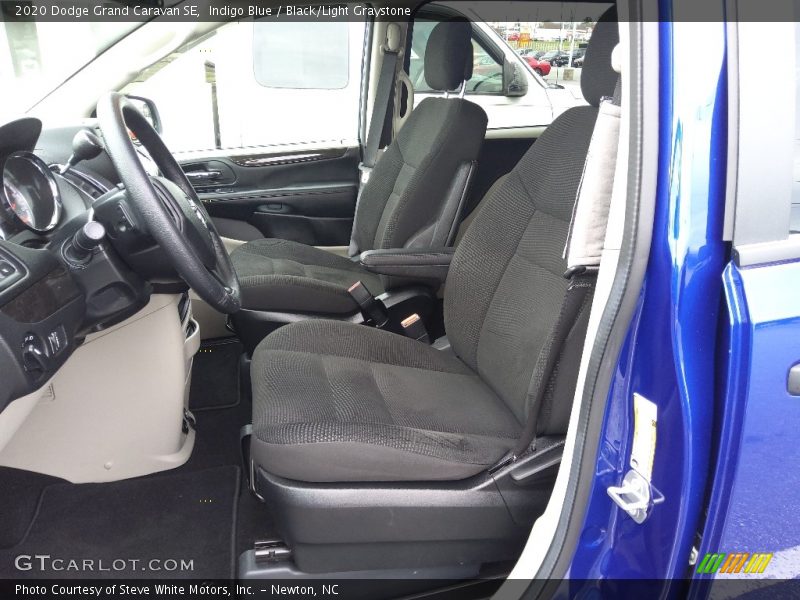 Indigo Blue / Black/Light Graystone 2020 Dodge Grand Caravan SE