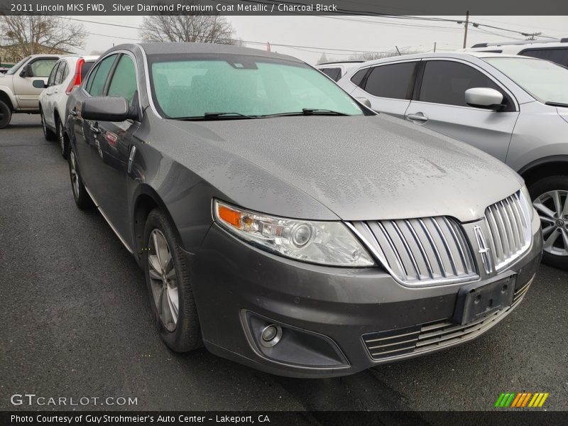 Silver Diamond Premium Coat Metallic / Charcoal Black 2011 Lincoln MKS FWD