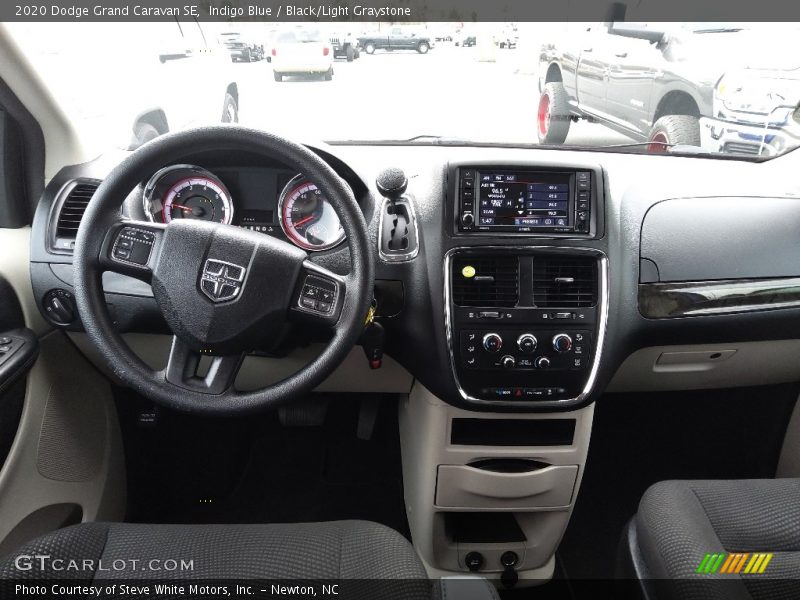 Indigo Blue / Black/Light Graystone 2020 Dodge Grand Caravan SE