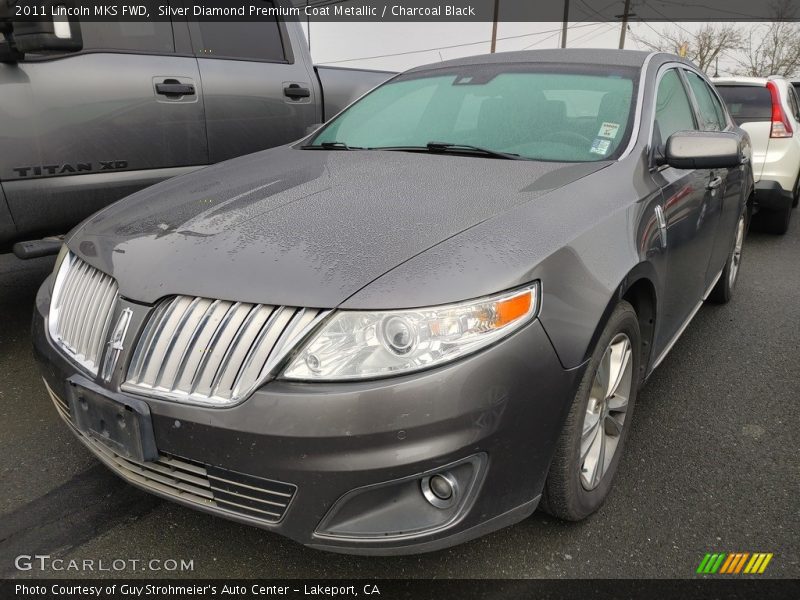 Silver Diamond Premium Coat Metallic / Charcoal Black 2011 Lincoln MKS FWD