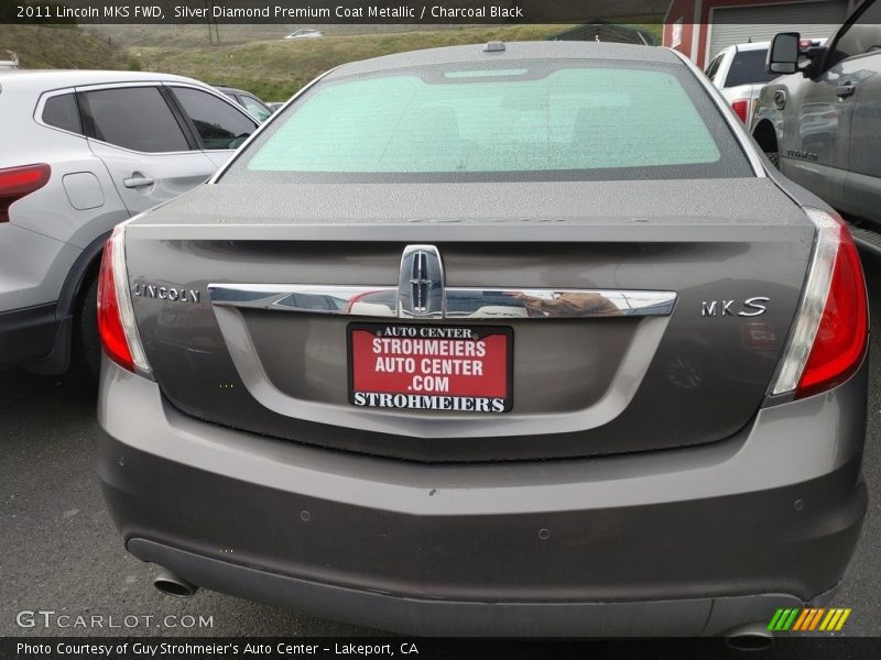 Silver Diamond Premium Coat Metallic / Charcoal Black 2011 Lincoln MKS FWD