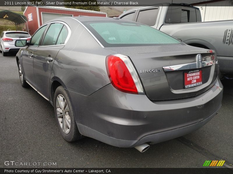 Silver Diamond Premium Coat Metallic / Charcoal Black 2011 Lincoln MKS FWD