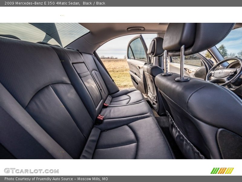 Black / Black 2009 Mercedes-Benz E 350 4Matic Sedan