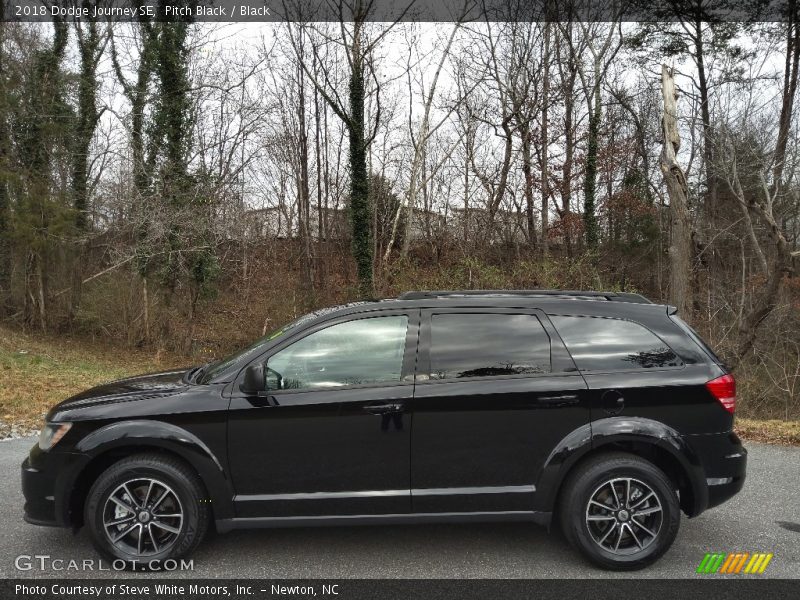 Pitch Black / Black 2018 Dodge Journey SE
