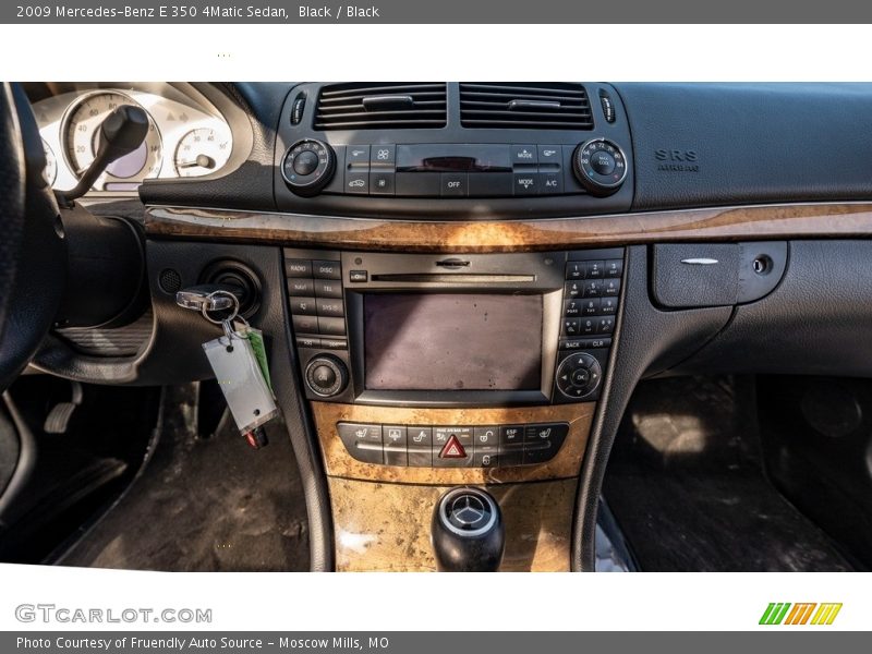 Black / Black 2009 Mercedes-Benz E 350 4Matic Sedan