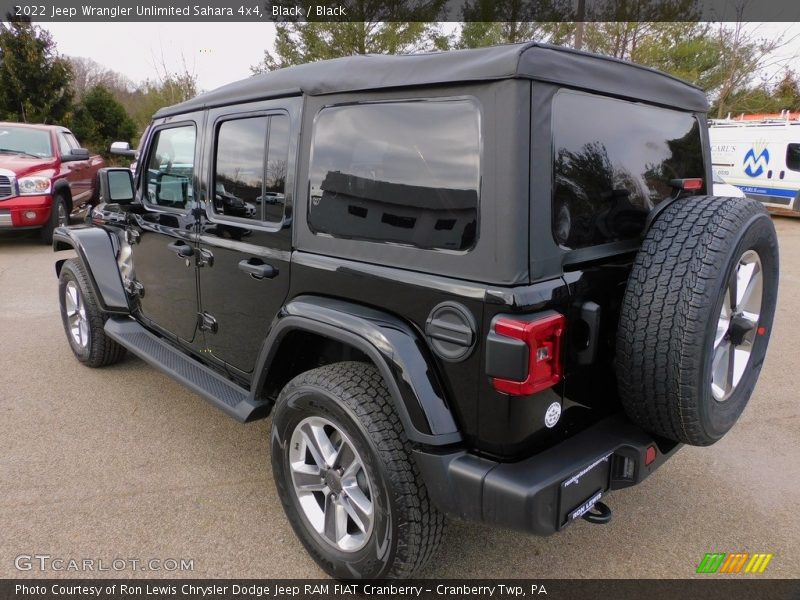 Black / Black 2022 Jeep Wrangler Unlimited Sahara 4x4