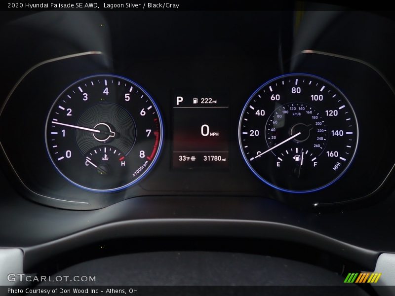 Lagoon Silver / Black/Gray 2020 Hyundai Palisade SE AWD