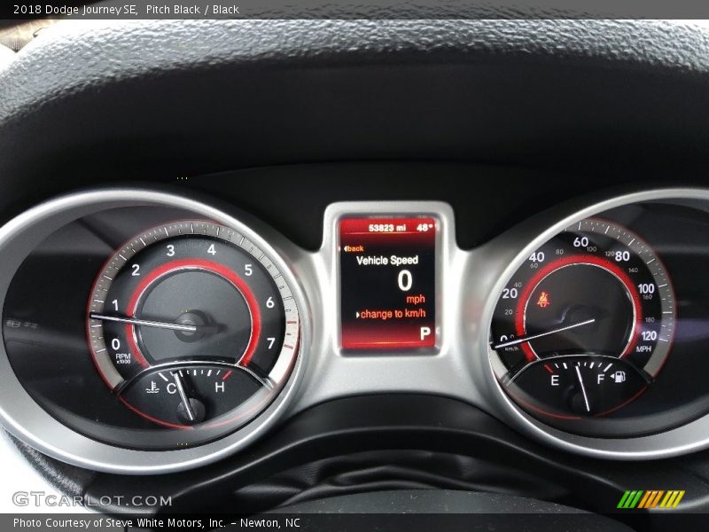 Pitch Black / Black 2018 Dodge Journey SE