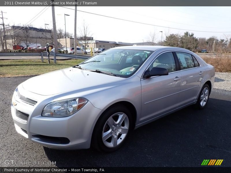 Silver Ice Metallic / Titanium 2011 Chevrolet Malibu LS
