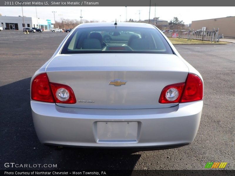 Silver Ice Metallic / Titanium 2011 Chevrolet Malibu LS