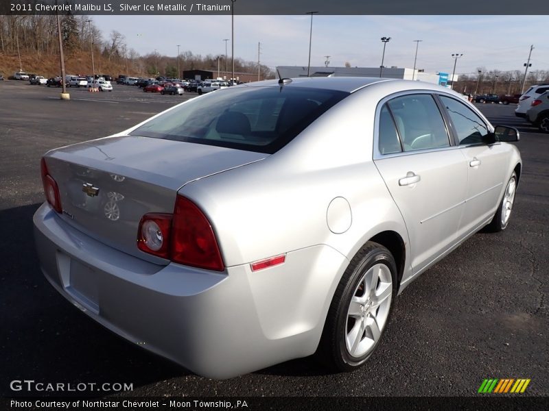 Silver Ice Metallic / Titanium 2011 Chevrolet Malibu LS
