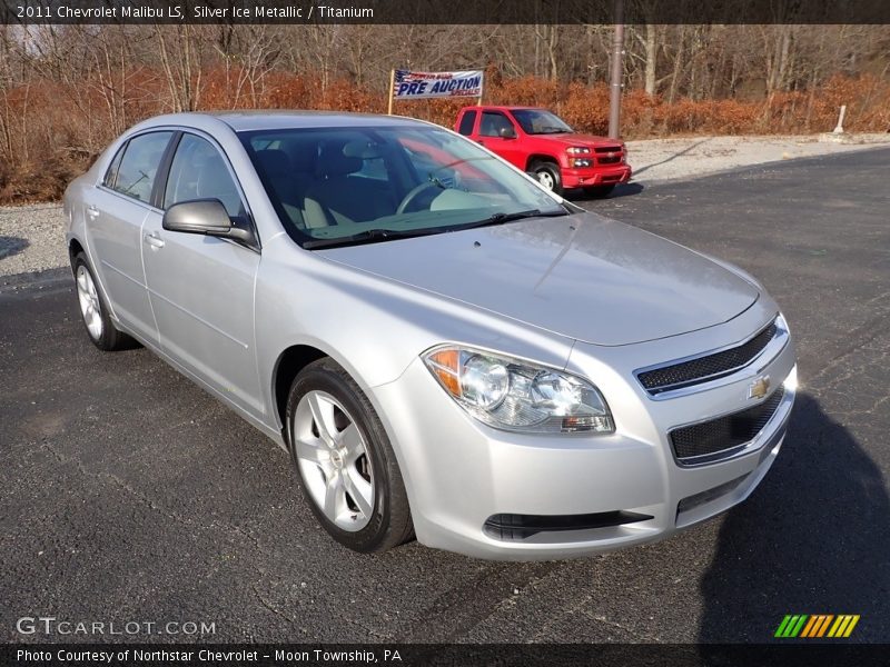 Silver Ice Metallic / Titanium 2011 Chevrolet Malibu LS