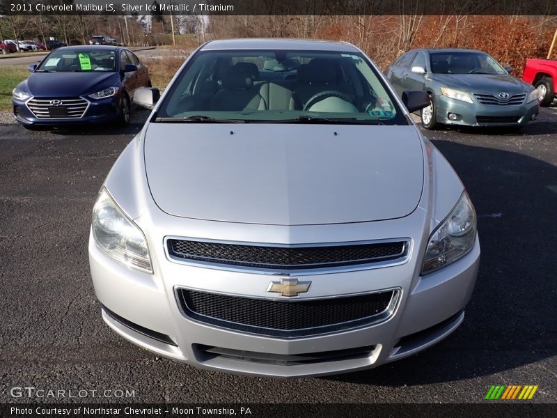 Silver Ice Metallic / Titanium 2011 Chevrolet Malibu LS