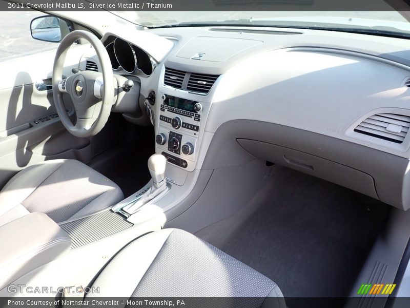Silver Ice Metallic / Titanium 2011 Chevrolet Malibu LS