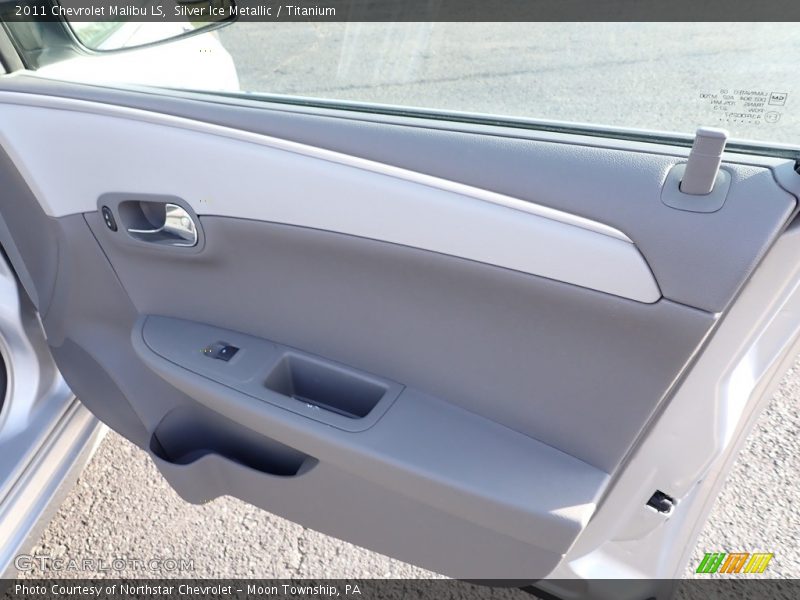 Silver Ice Metallic / Titanium 2011 Chevrolet Malibu LS
