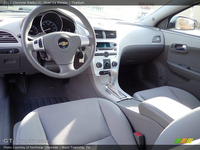 Silver Ice Metallic / Titanium 2011 Chevrolet Malibu LS