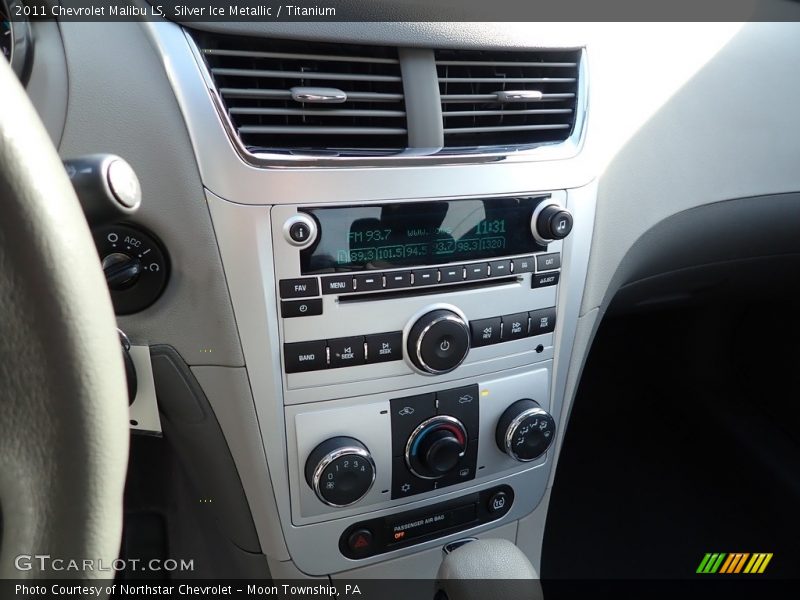 Silver Ice Metallic / Titanium 2011 Chevrolet Malibu LS
