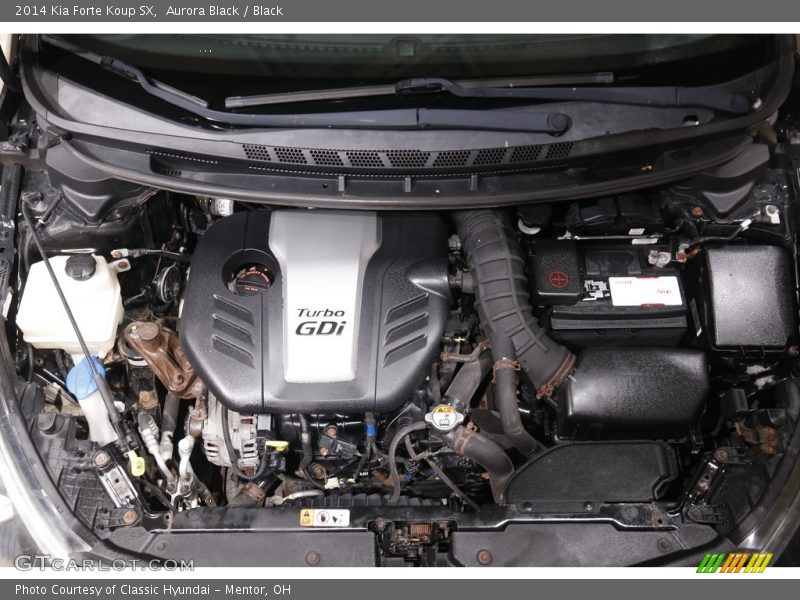  2014 Forte Koup SX Engine - 1.6 Liter GDI Turbocharged DOHC 16-Valve CVVT 4 Cylinder