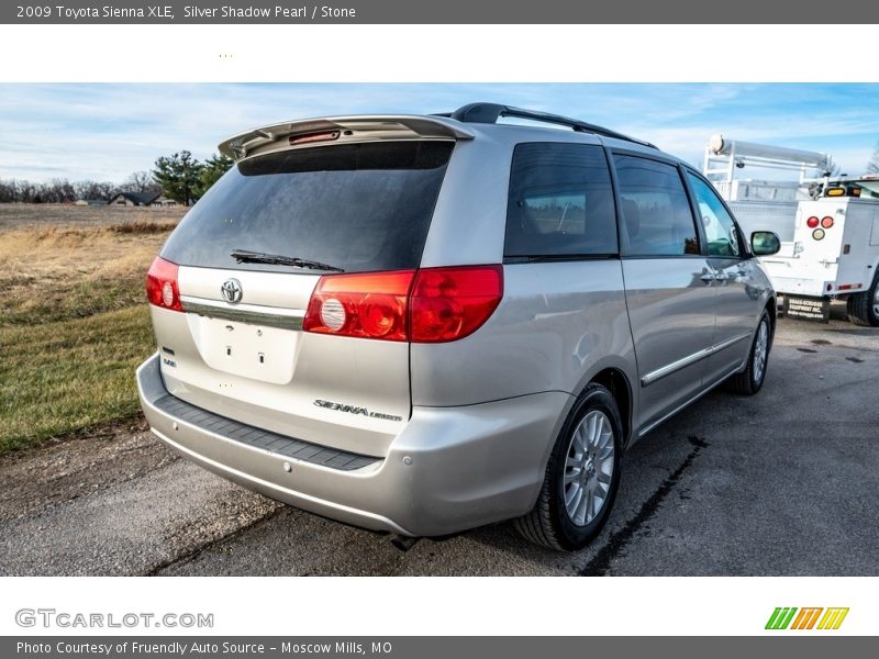 Silver Shadow Pearl / Stone 2009 Toyota Sienna XLE