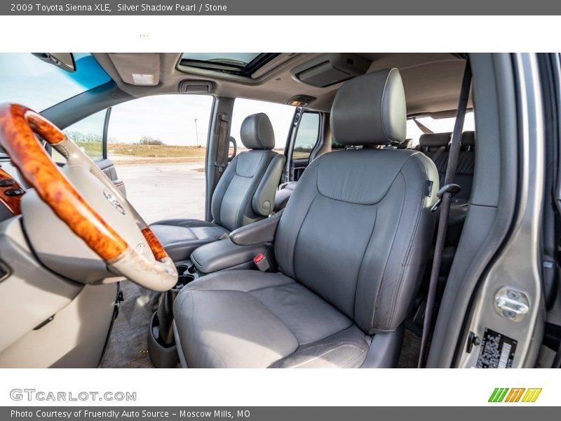 Silver Shadow Pearl / Stone 2009 Toyota Sienna XLE