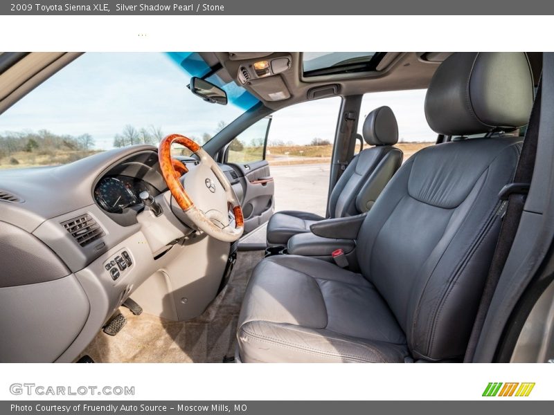 Silver Shadow Pearl / Stone 2009 Toyota Sienna XLE