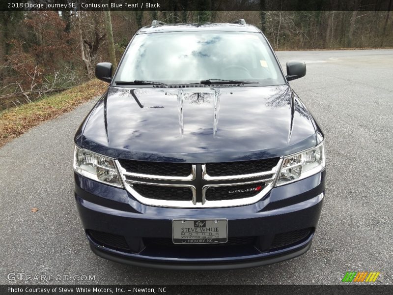 Contusion Blue Pearl / Black 2018 Dodge Journey SE