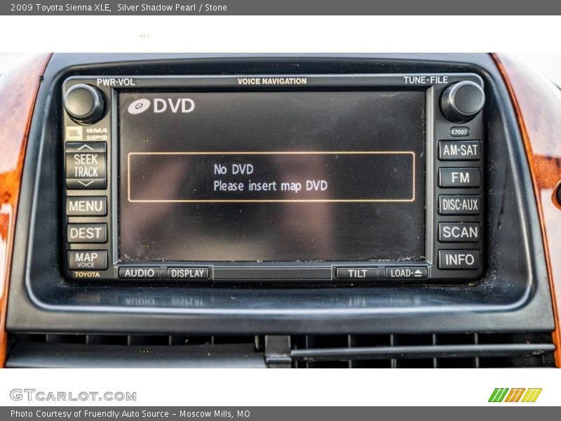 Silver Shadow Pearl / Stone 2009 Toyota Sienna XLE