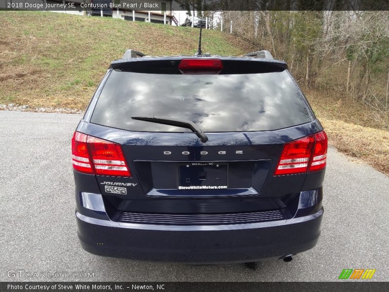 Contusion Blue Pearl / Black 2018 Dodge Journey SE