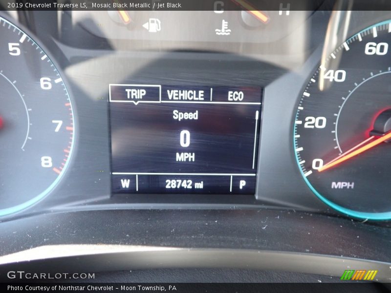Mosaic Black Metallic / Jet Black 2019 Chevrolet Traverse LS
