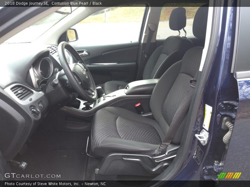 Contusion Blue Pearl / Black 2018 Dodge Journey SE