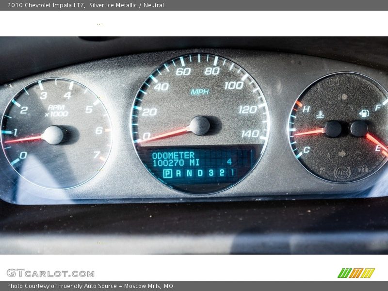 Silver Ice Metallic / Neutral 2010 Chevrolet Impala LTZ