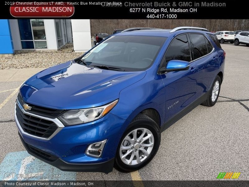 Kinetic Blue Metallic / Jet Black 2019 Chevrolet Equinox LT AWD