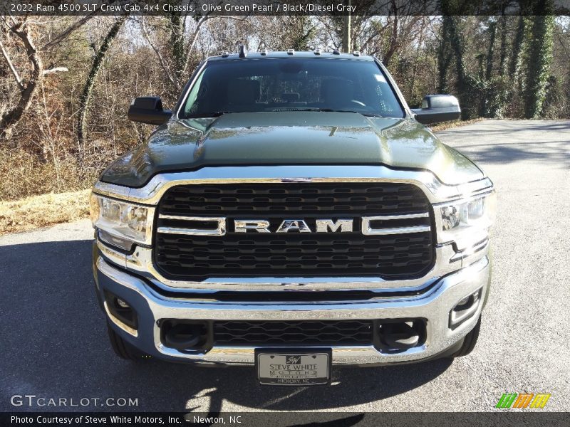 Olive Green Pearl / Black/Diesel Gray 2022 Ram 4500 SLT Crew Cab 4x4 Chassis