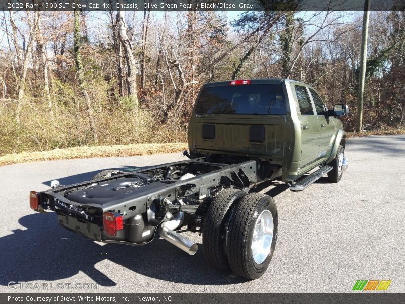Olive Green Pearl / Black/Diesel Gray 2022 Ram 4500 SLT Crew Cab 4x4 Chassis