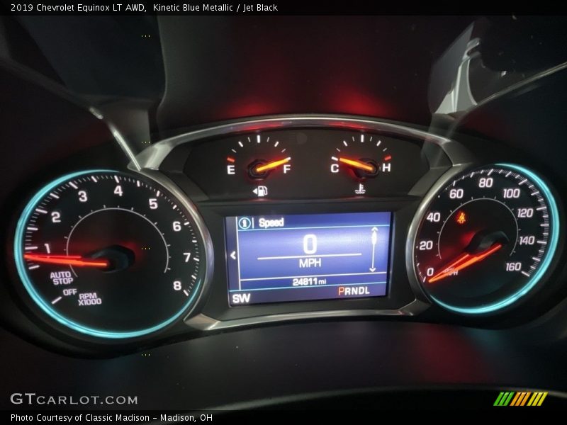 Kinetic Blue Metallic / Jet Black 2019 Chevrolet Equinox LT AWD