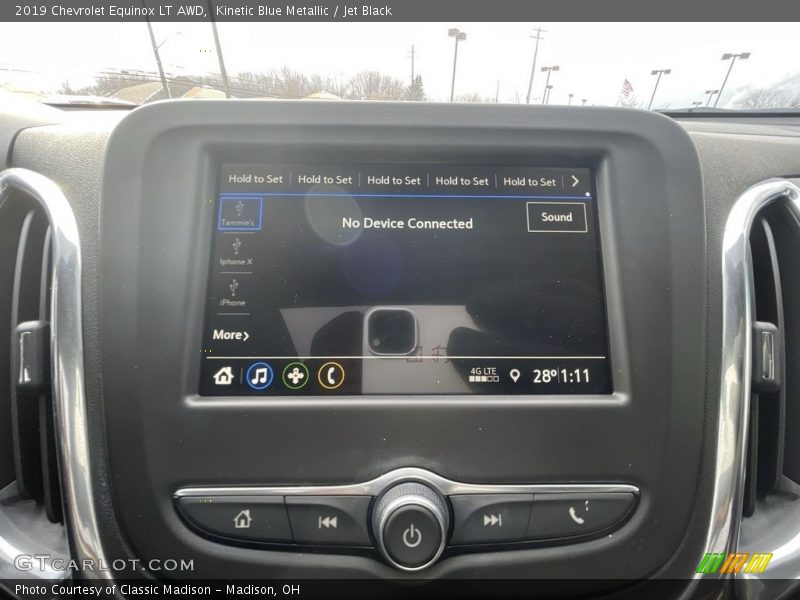 Kinetic Blue Metallic / Jet Black 2019 Chevrolet Equinox LT AWD