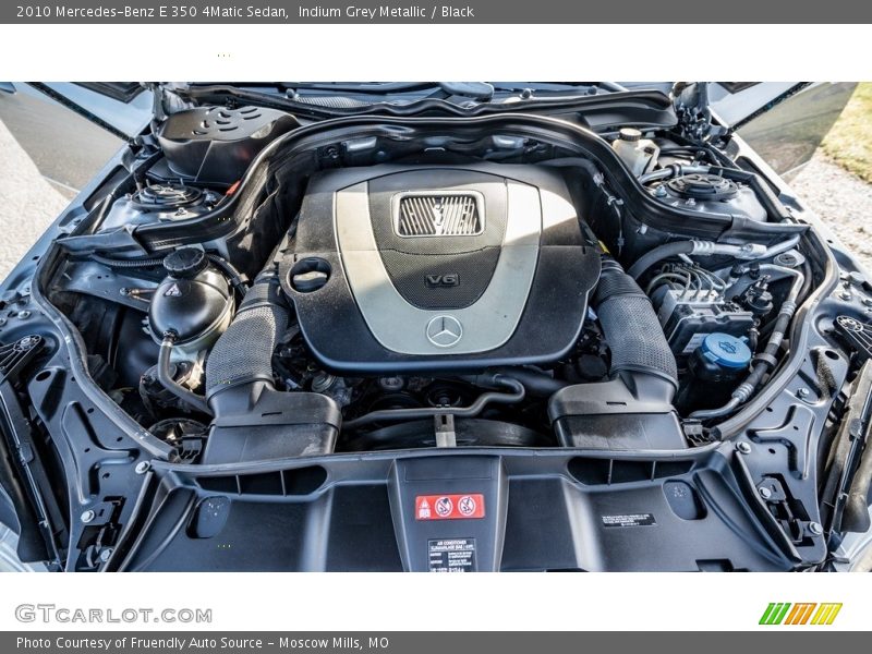 Indium Grey Metallic / Black 2010 Mercedes-Benz E 350 4Matic Sedan