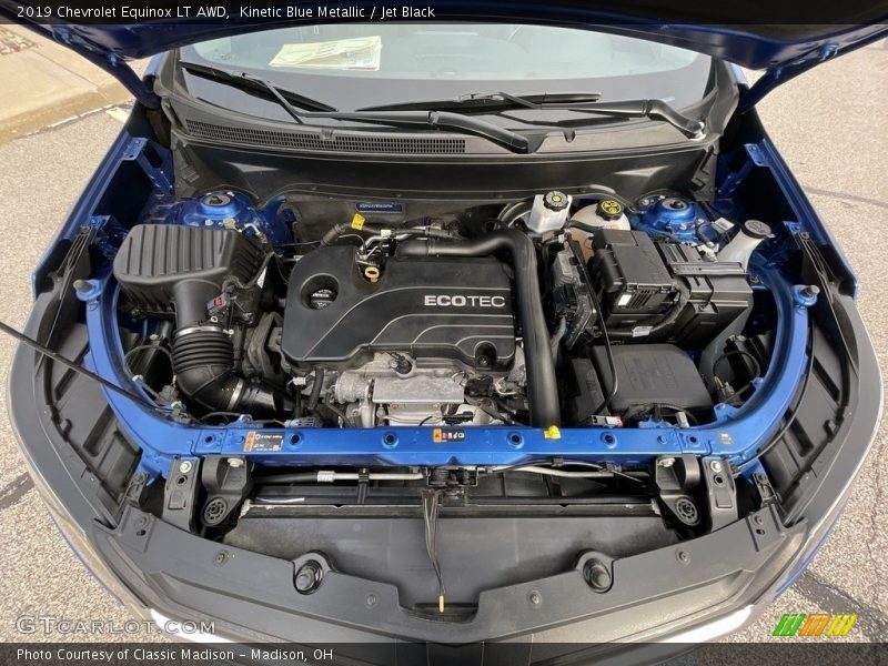 Kinetic Blue Metallic / Jet Black 2019 Chevrolet Equinox LT AWD
