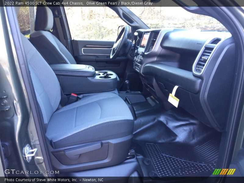 Olive Green Pearl / Black/Diesel Gray 2022 Ram 4500 SLT Crew Cab 4x4 Chassis