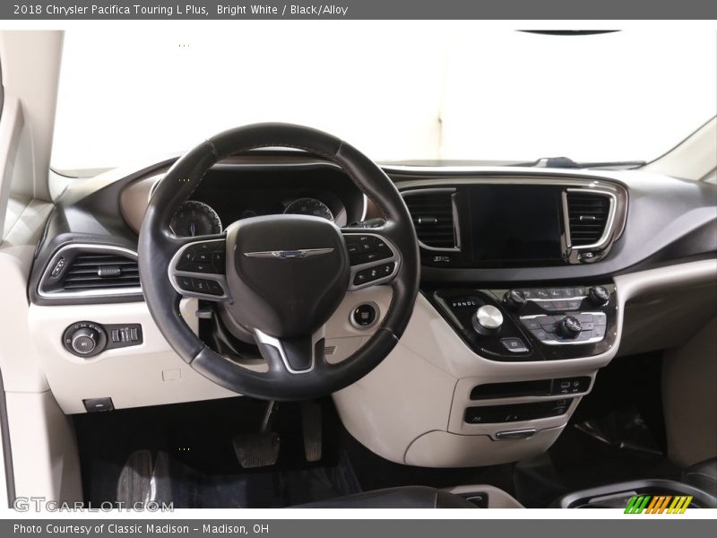 Bright White / Black/Alloy 2018 Chrysler Pacifica Touring L Plus