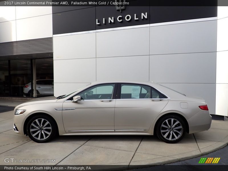  2017 Continental Premier AWD Palladium White Gold