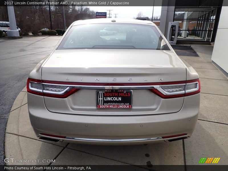 Palladium White Gold / Cappuccino 2017 Lincoln Continental Premier AWD