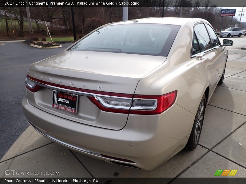 Palladium White Gold / Cappuccino 2017 Lincoln Continental Premier AWD