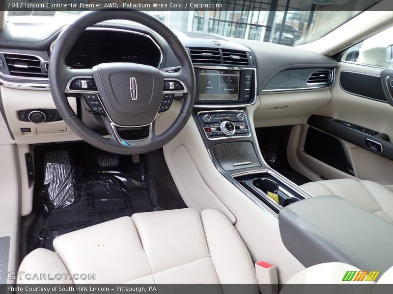  2017 Continental Premier AWD Cappuccino Interior