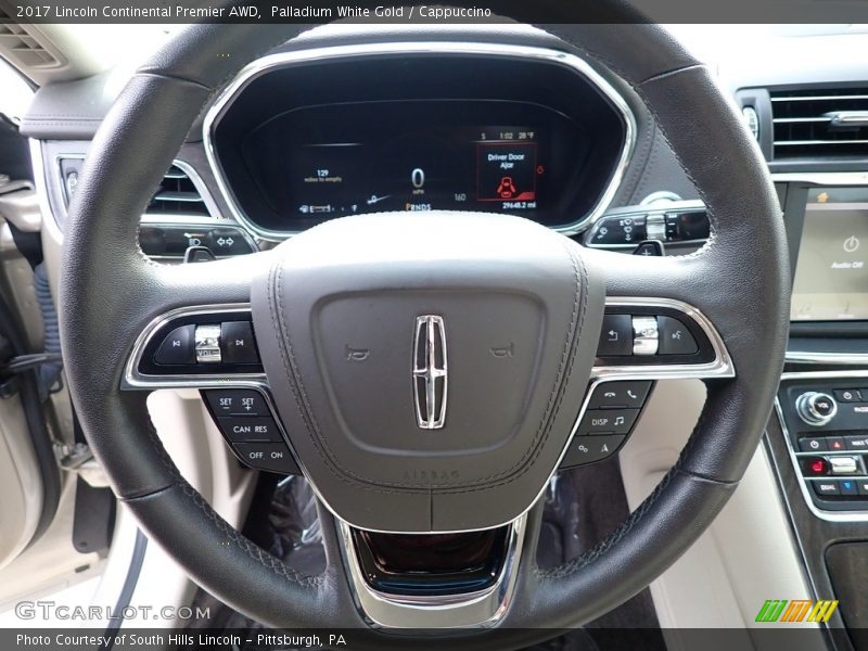  2017 Continental Premier AWD Steering Wheel