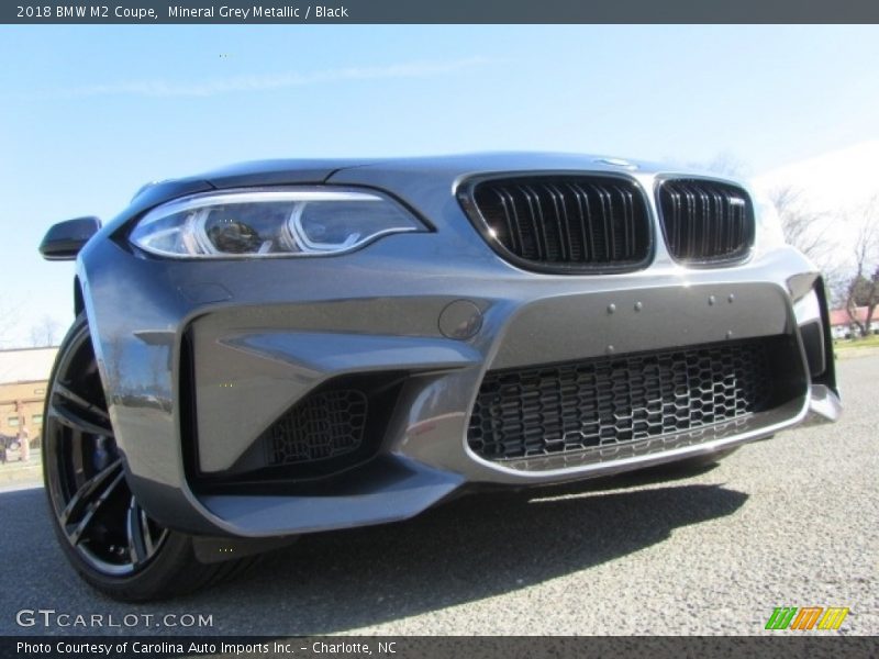 Mineral Grey Metallic / Black 2018 BMW M2 Coupe