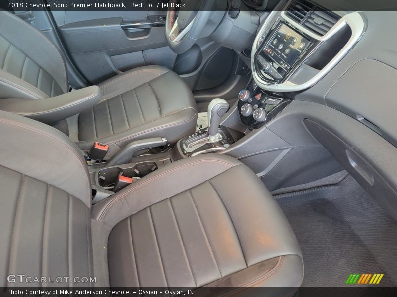  2018 Sonic Premier Hatchback Jet Black Interior