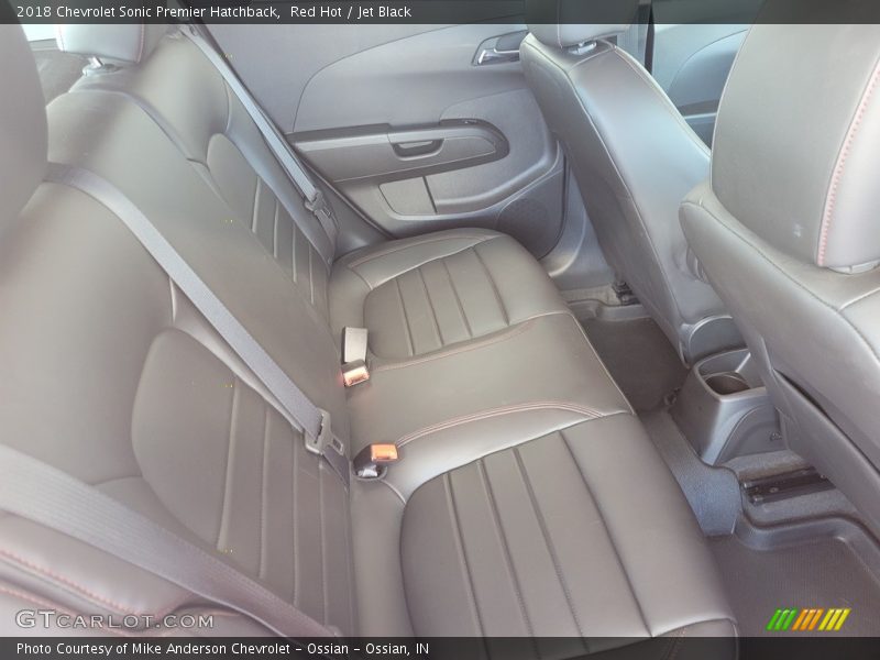 Red Hot / Jet Black 2018 Chevrolet Sonic Premier Hatchback