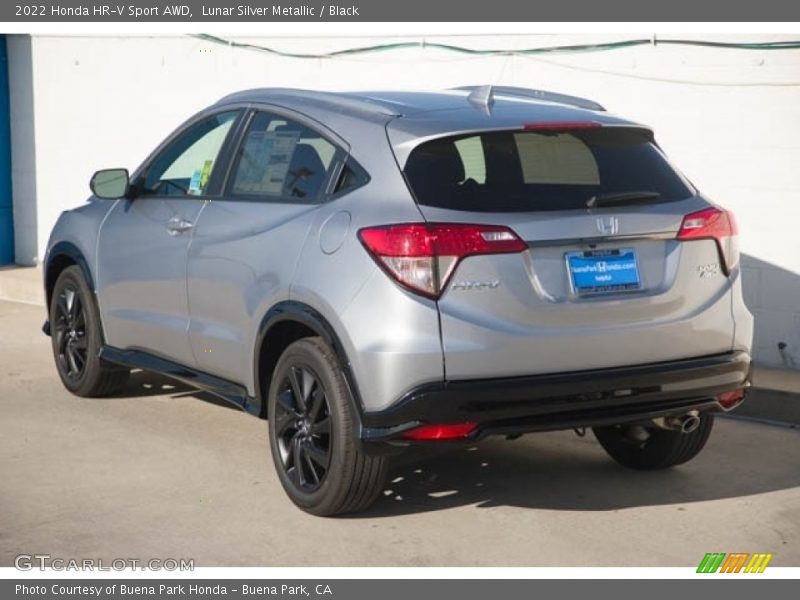 Lunar Silver Metallic / Black 2022 Honda HR-V Sport AWD