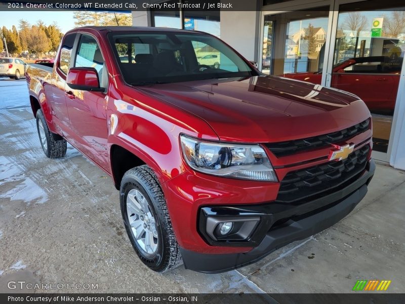 Cherry Red Tintcoat / Jet Black 2021 Chevrolet Colorado WT Extended Cab